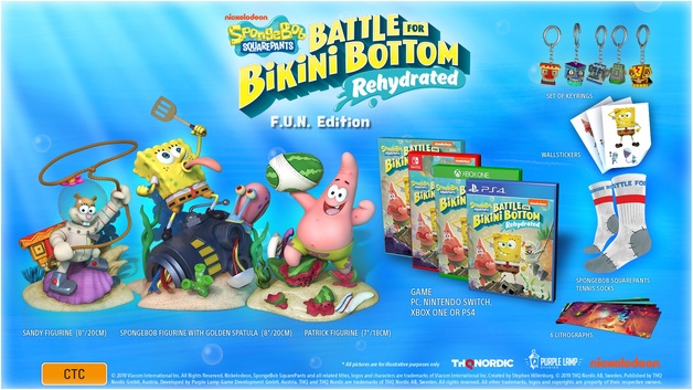 SpongeBob Squarepants: Battle for Bikini Bottom Rehydrated F.U.N. Edition on Switch