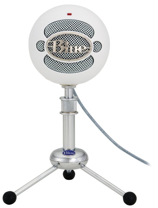 Blue Microphones Snowball USB Microphone (Textured White) on PC