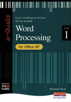 e-Quals Level 1 Office XP Word Processing by Rosemarie Wyatt image