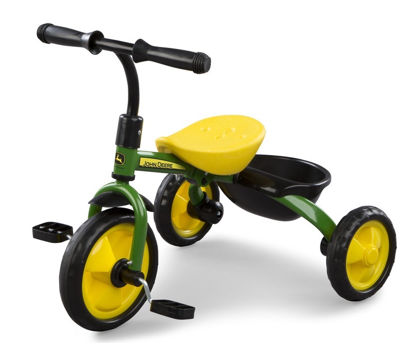 John Deere Steel Tricycle Green (Steel) Toy at Mighty Ape Australia
