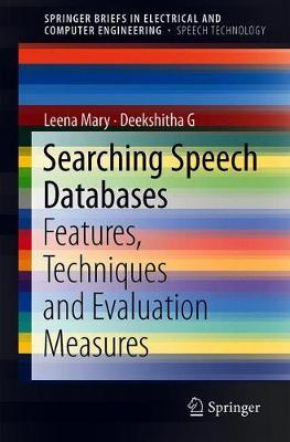 Searching Speech Databases by Leena Mary image