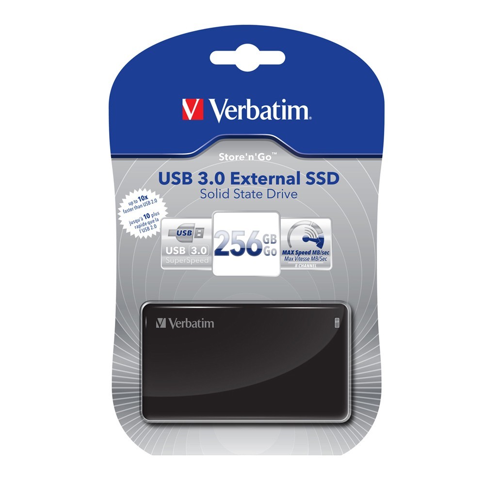 Verbatim Store'n'Go USB3.0 External SSD - 256GB image