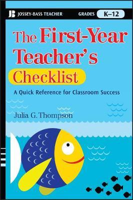 The First-Year Teacher's Checklist by Julia G. Thompson image