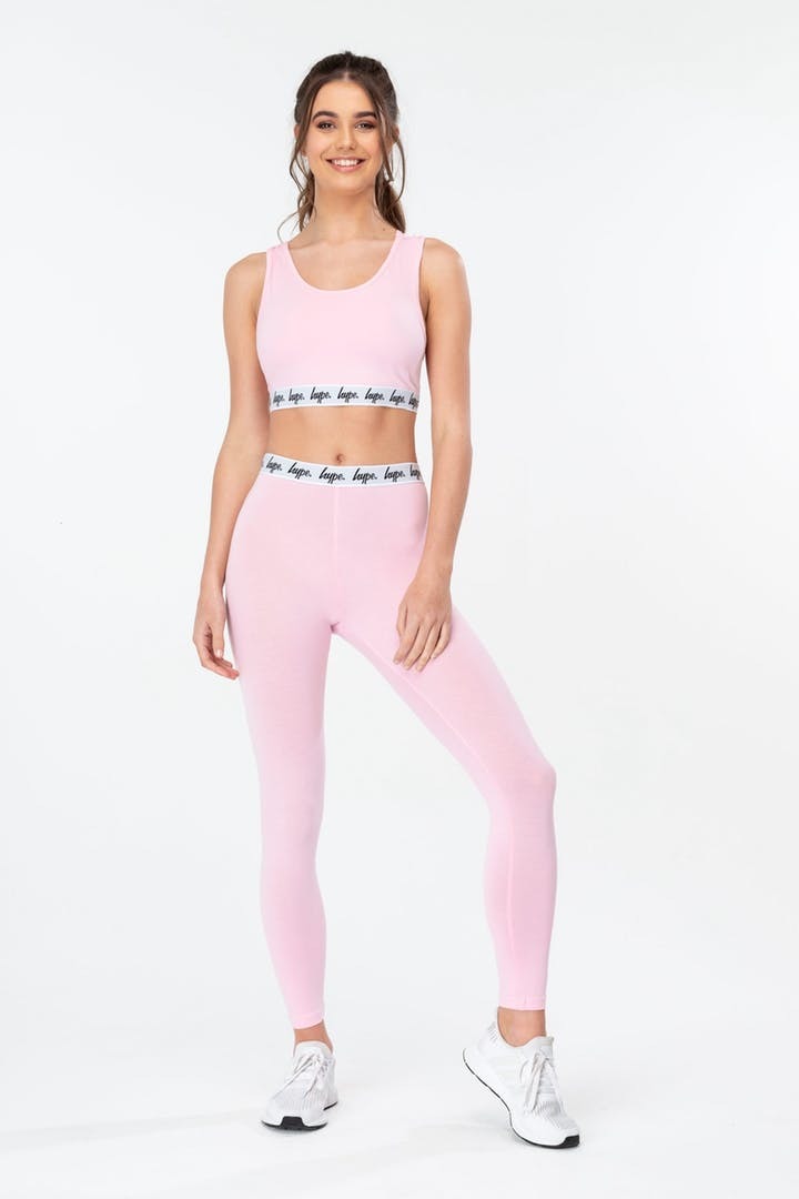 Just Hype: Taped Women's Legging Pink - 8 image