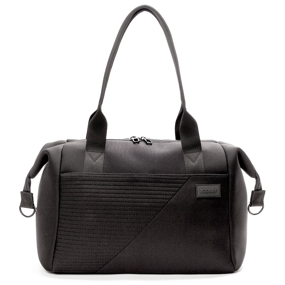 Vooray: Alana Neoprene Duffel - Black Moto image