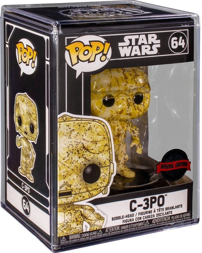 Star Wars - C-3PO (Futura) Pop! Vinyl Figure + Protector image