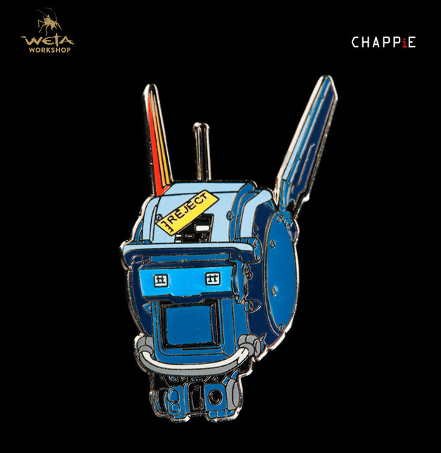CHAPPiE Head Collectible Pin at Mighty Ape NZ
