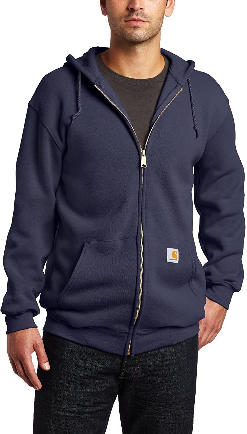 Carhartt Men's Midweight Hooded Zip-Front Sweatshirt (New Navy, Size L) |  Men's | at Mighty Ape NZ