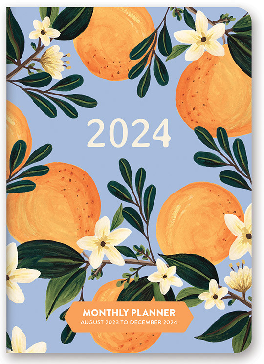 buy-orange-circle-studio-monthly-pocket-planner-2024-fruit-flora-at-mighty-ape-nz