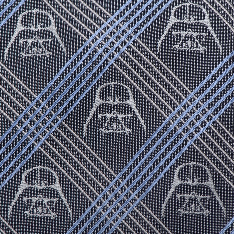 Star Wars: Darth Vader Blue Plaid Italian Silk Tie image