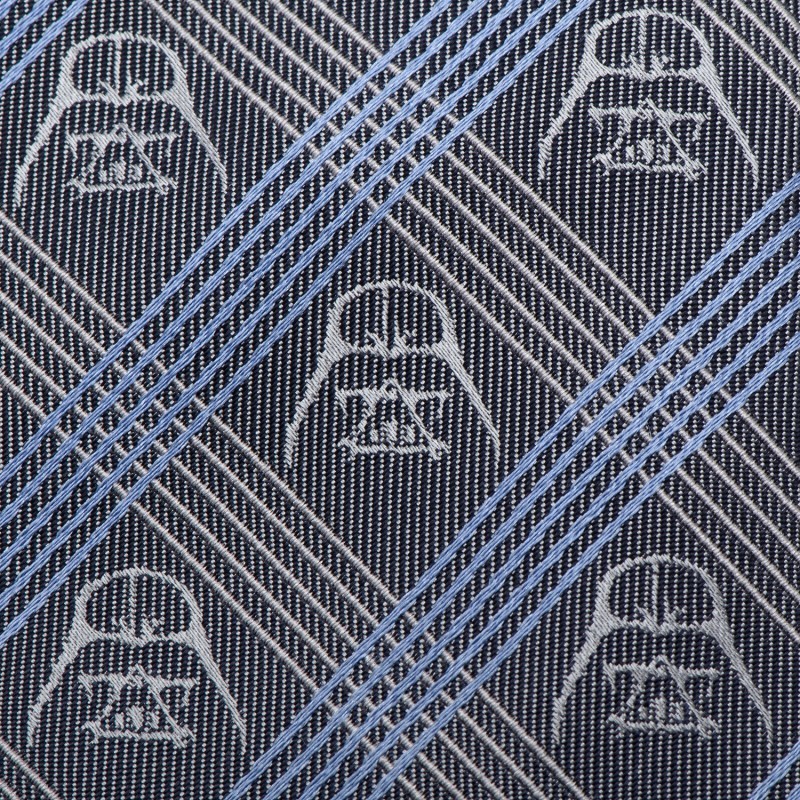 Star Wars: Darth Vader Blue Plaid Italian Silk Tie