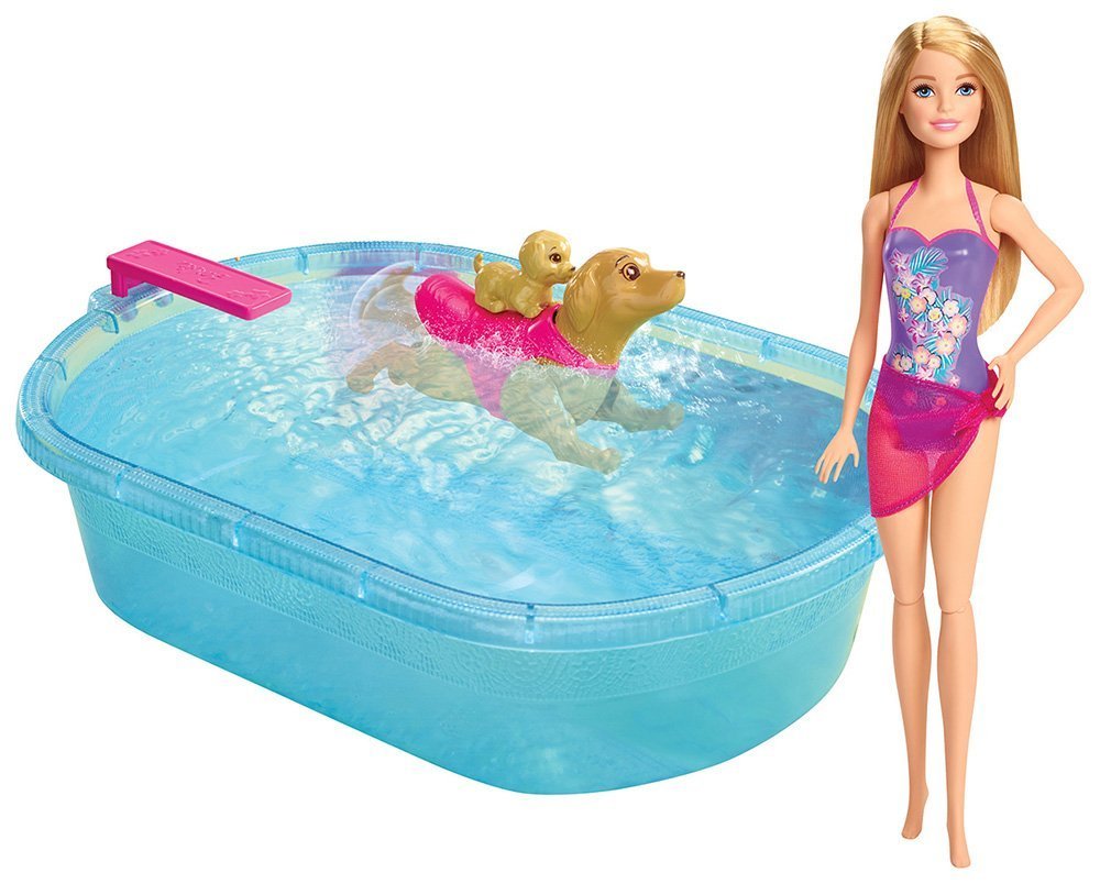 barbie dog swimming pool