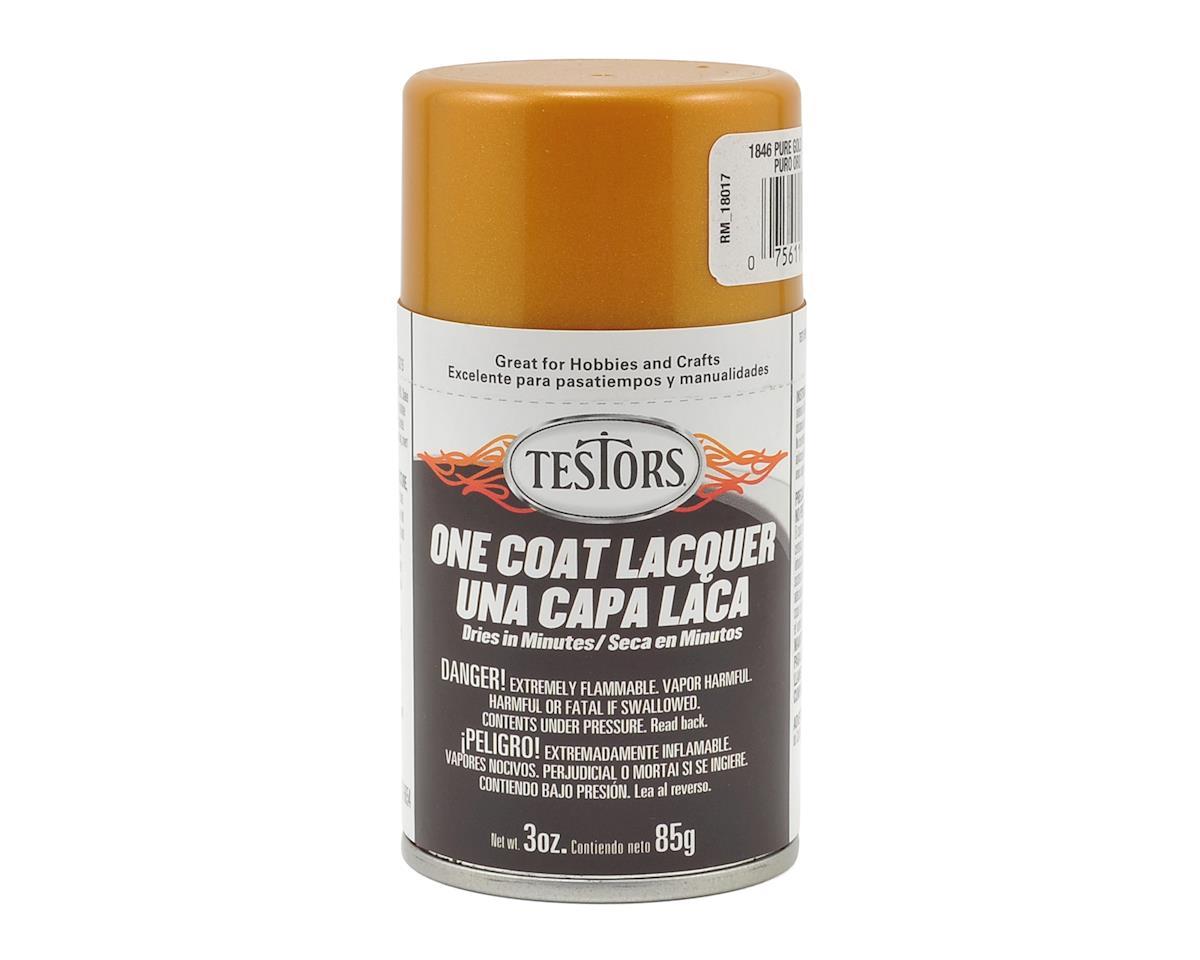 Testors One Coat Lacquer Spray Inca Gold at Mighty Ape NZ