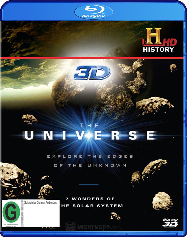 The Universe - 7 Wonders of the Solar System on Blu-ray, 3D Blu-ray