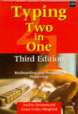 Typing Two-in-one: Keyboarding and Document Processing by A.M. Drummond image