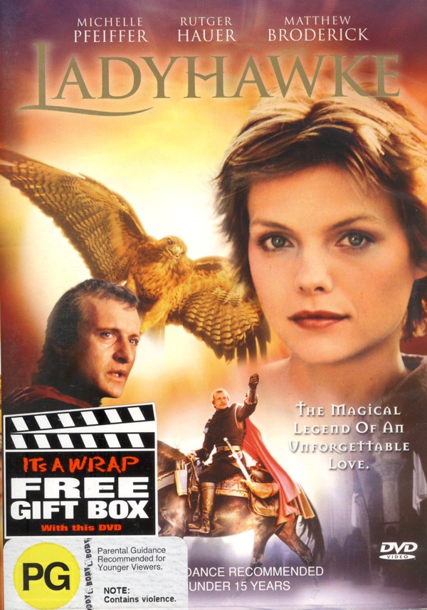 Ladyhawke on DVD image