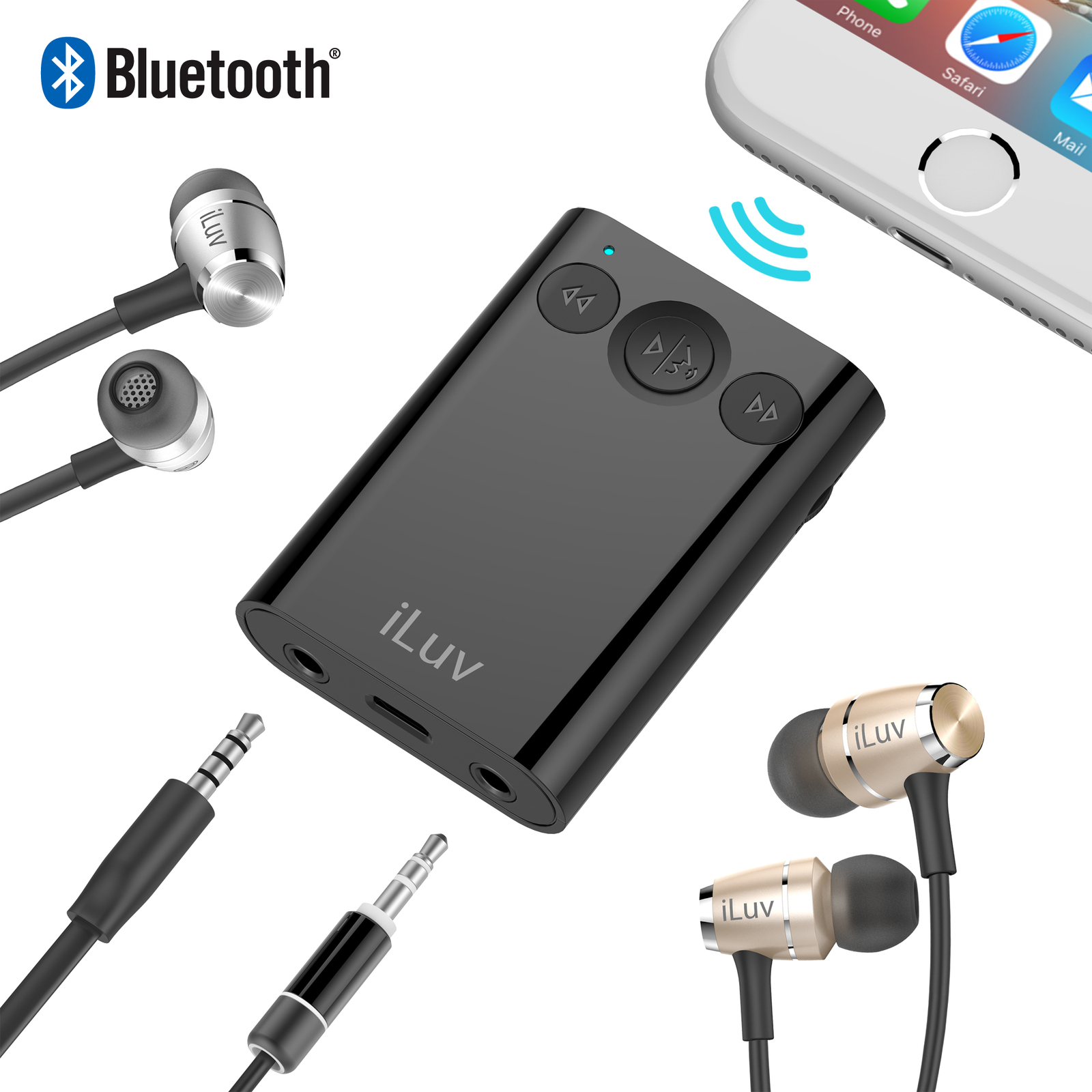 iLuv: i111BT - Bluetooth Audio Splitter | at Mighty Ape Australia