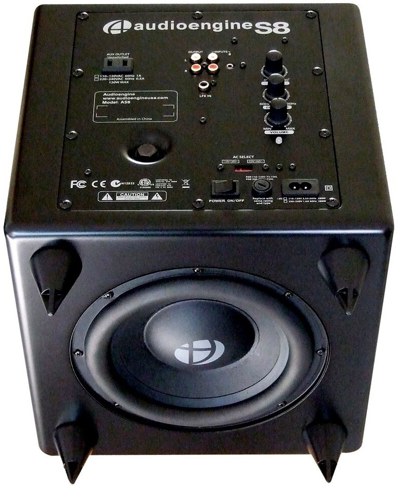Audioengine: S8 Powered Subwoofer - Satin Black image