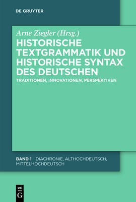 Historische Textgrammatik und Historische Syntax des Deutschen image