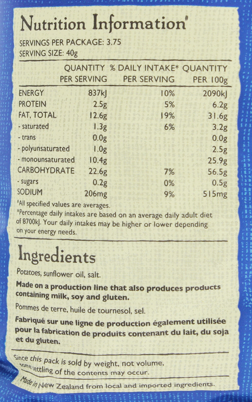 Copper Kettle Chips Sea Salt 150g (12 Pack) at Mighty Ape NZ