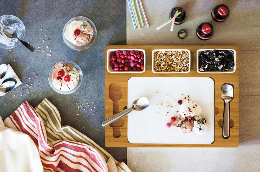 Picnic Time: Parlor Ice Cream Mixing Station