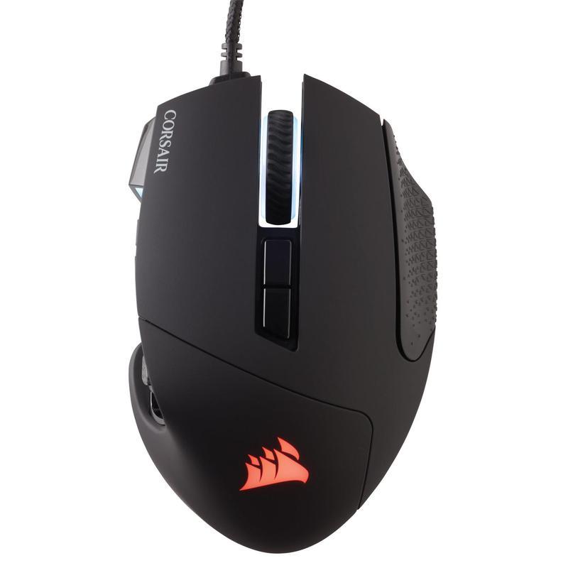 Corsair Scimitar Elite RGB MMO Gaming Mouse - Black for PC image