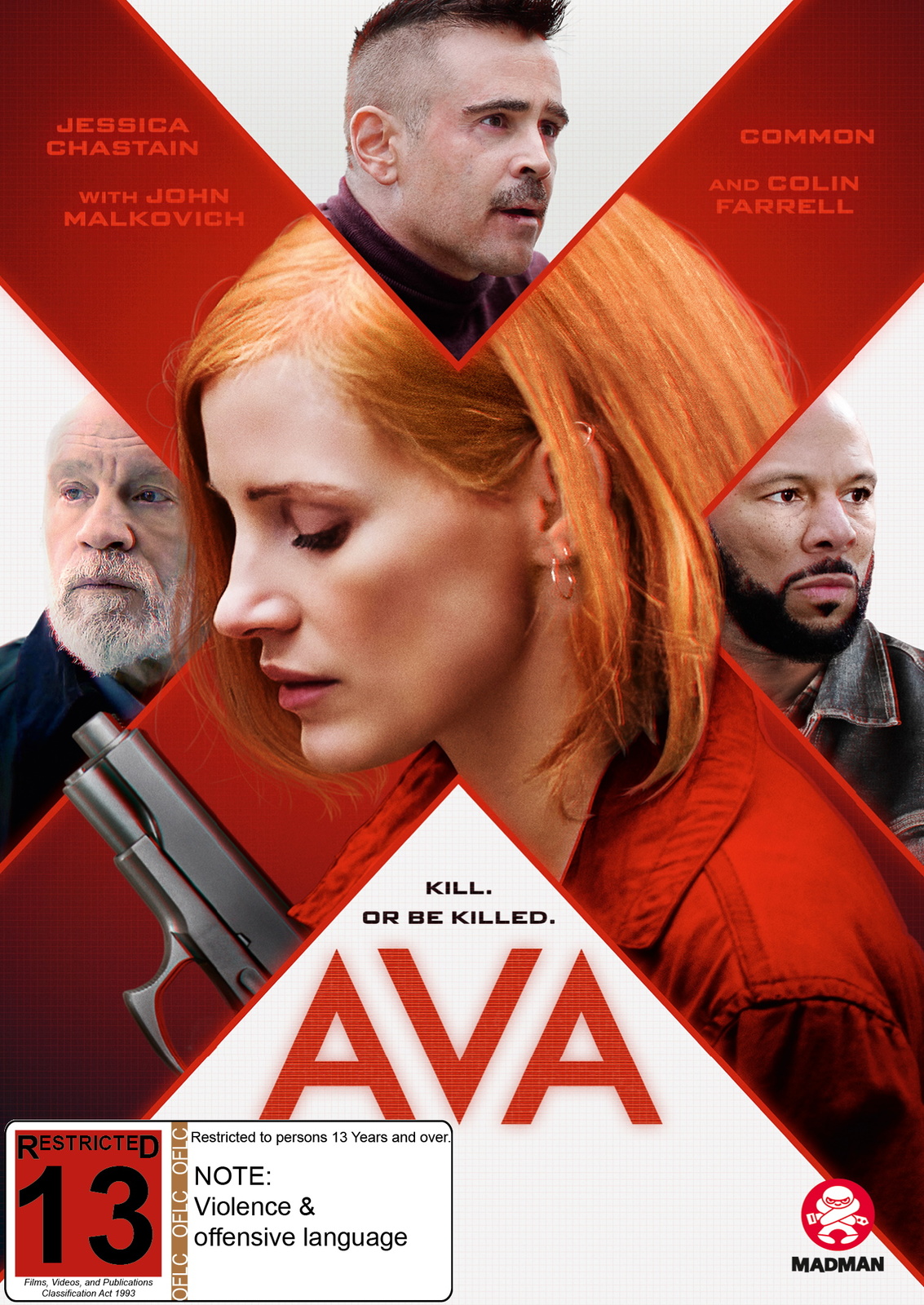 Ava (2020) on DVD image