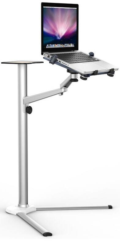 Gorilla Arms Laptop Floor Stand with Tray