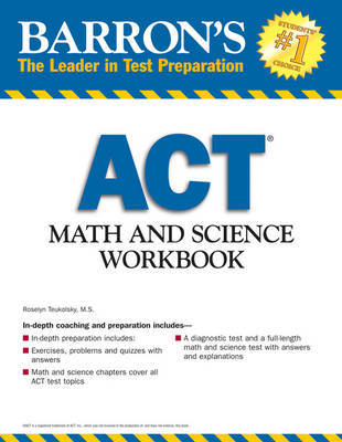 Math and Science Workbook for the Act on Paperback by Roselyn Teukolsky