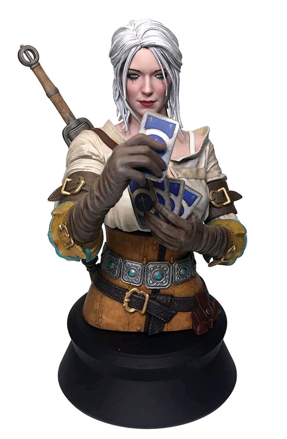 Ciri Playing Gwent - Mini Bust image