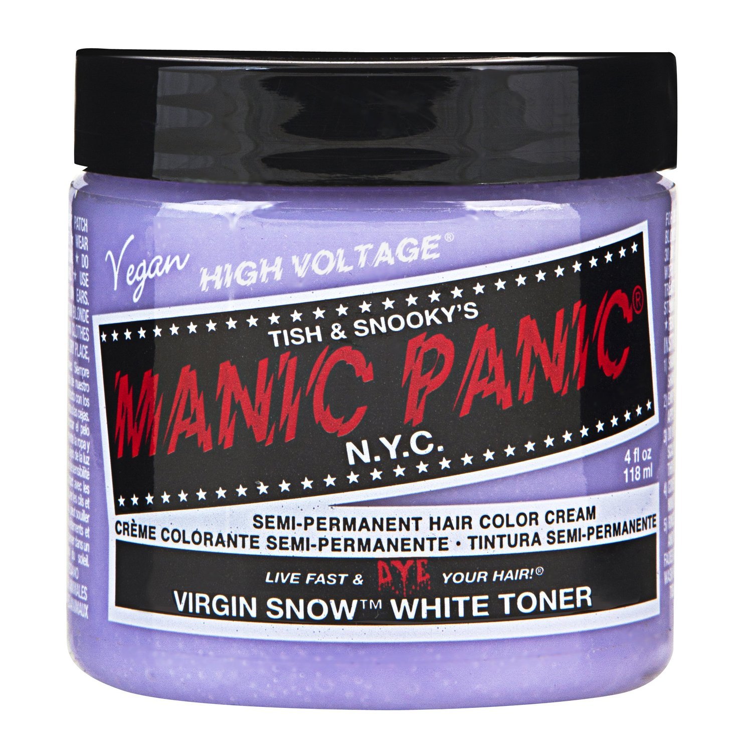 Buy Manic Panic Semi-Permanent Hair Colour Cream - Virgin Snow (Toner ...
