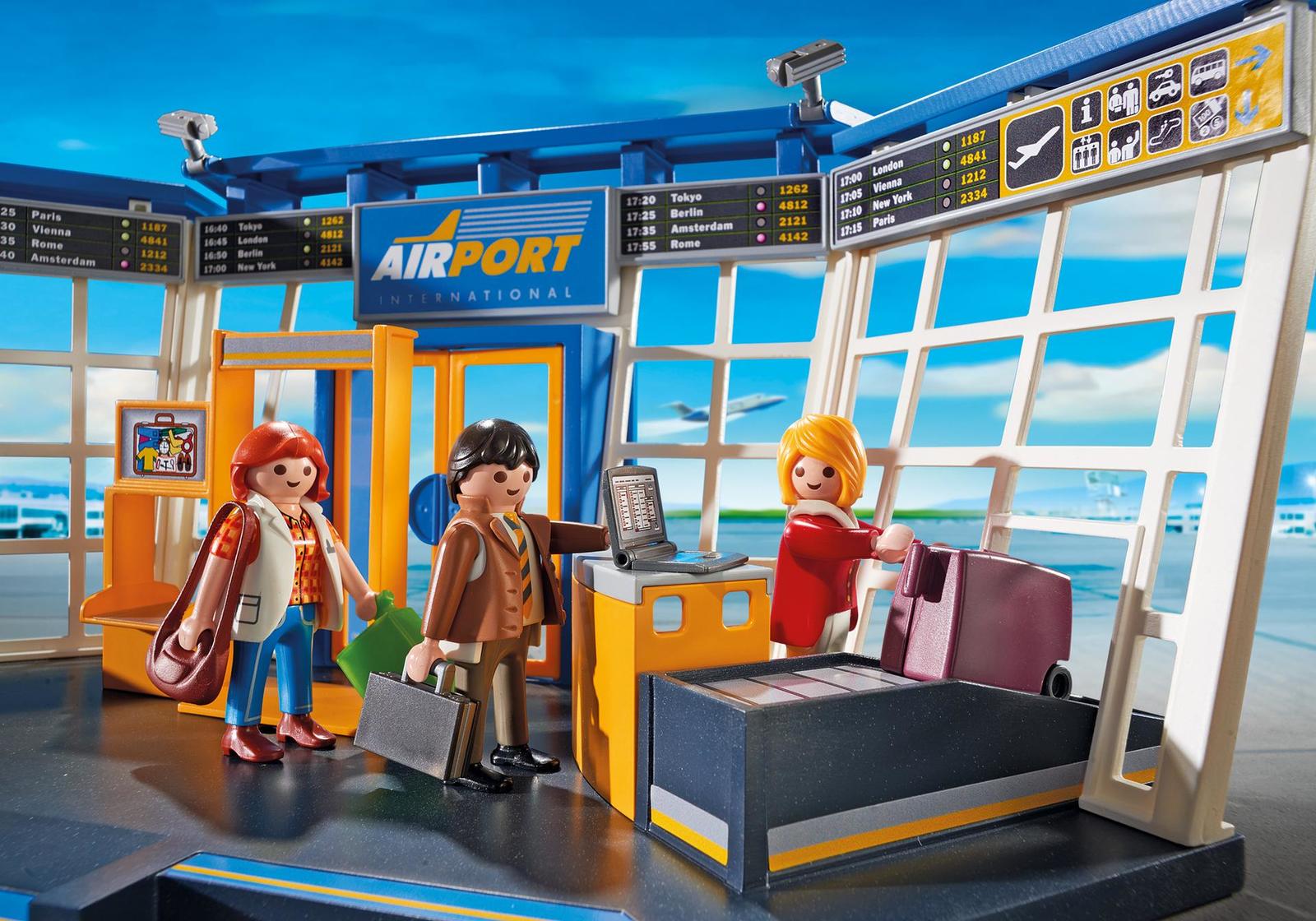 Playmobil: City Action - Airport with Control Tower image