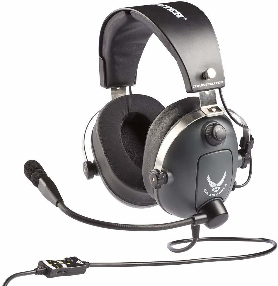 Thrustmaster T Flight US Air Force Edition Gaming Headset (Wired) on Switch, 3DS, PC, PS4, Vita, Xbox One