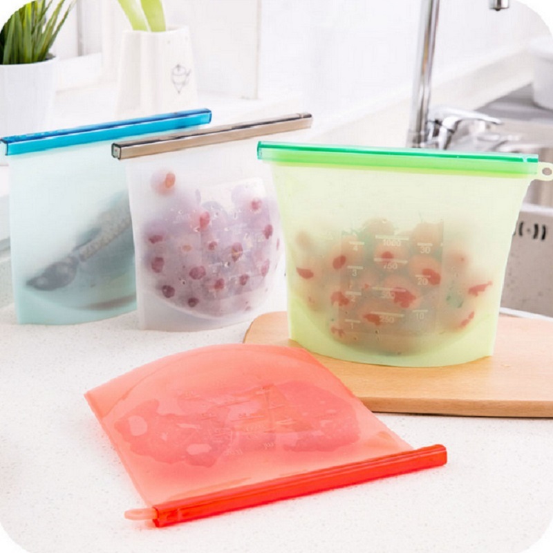 Ape Basics: Set of 4 Resuable Silicone Storage Bags image