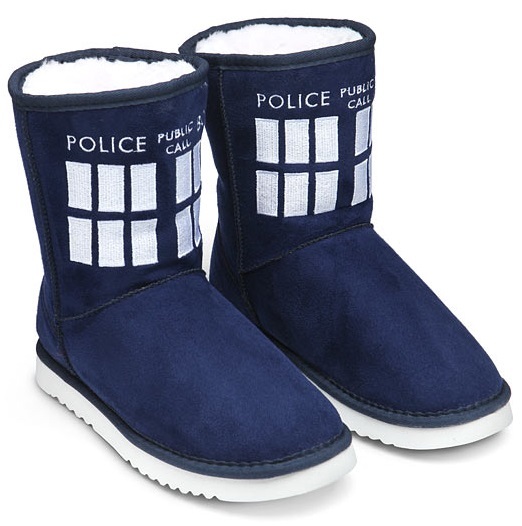 Doctor Who TARDIS Women's Ugg Boots (Size 9) image