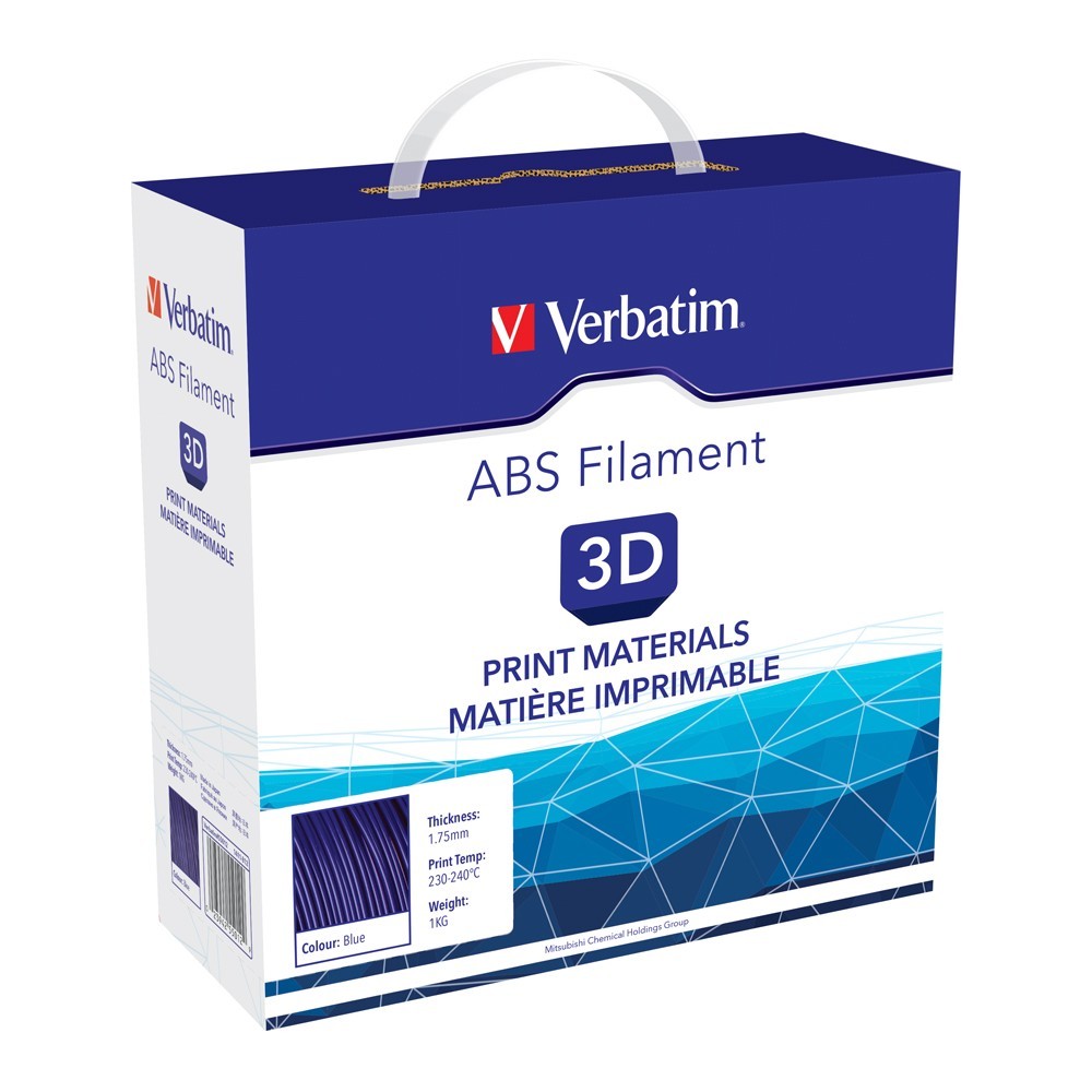 Verbatim 3D Printer ABS 1.75mm Filament - 1kg (Blue) image