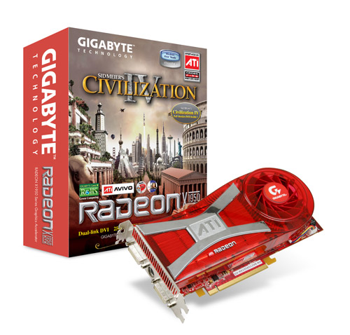 Gigabyte GB X1950XTX 512MB PCIE image