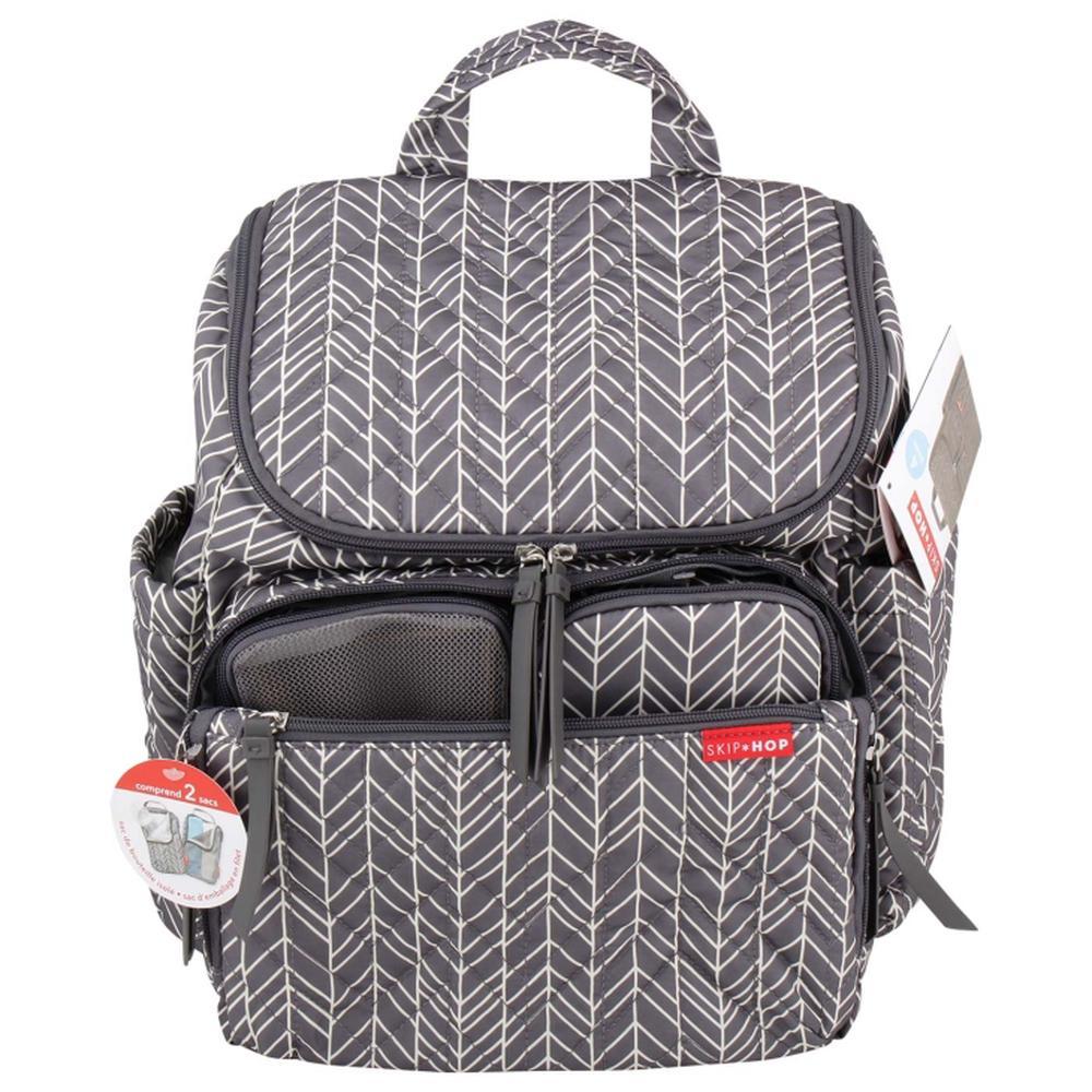 skip hop backpack grey