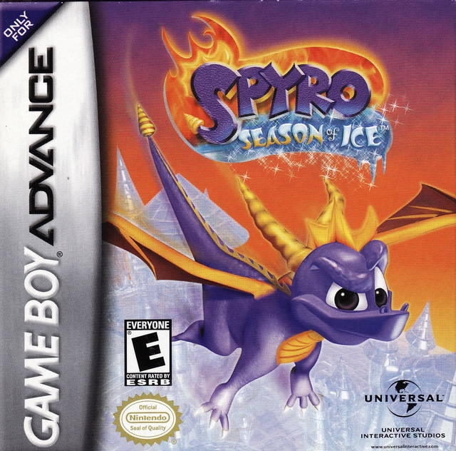 Spyro The Dragon: Season of Ice on GBA