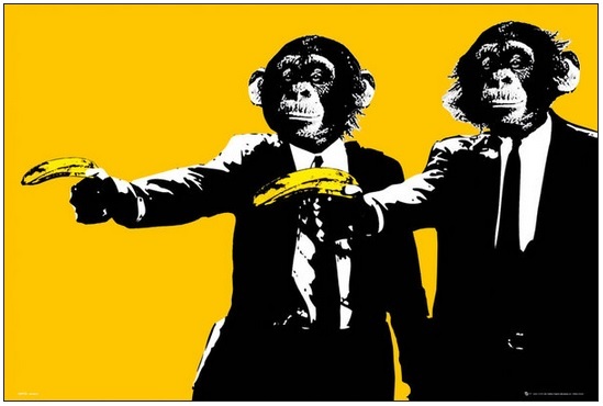Pulp Fiction Monkey Business Wall Poster (57) | at Mighty Ape NZ