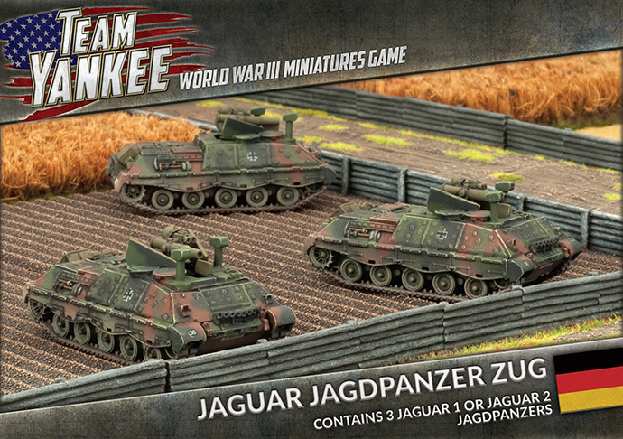 Flames of War: Team Yankee Jaguar Jagdpanzer Zug (x3)