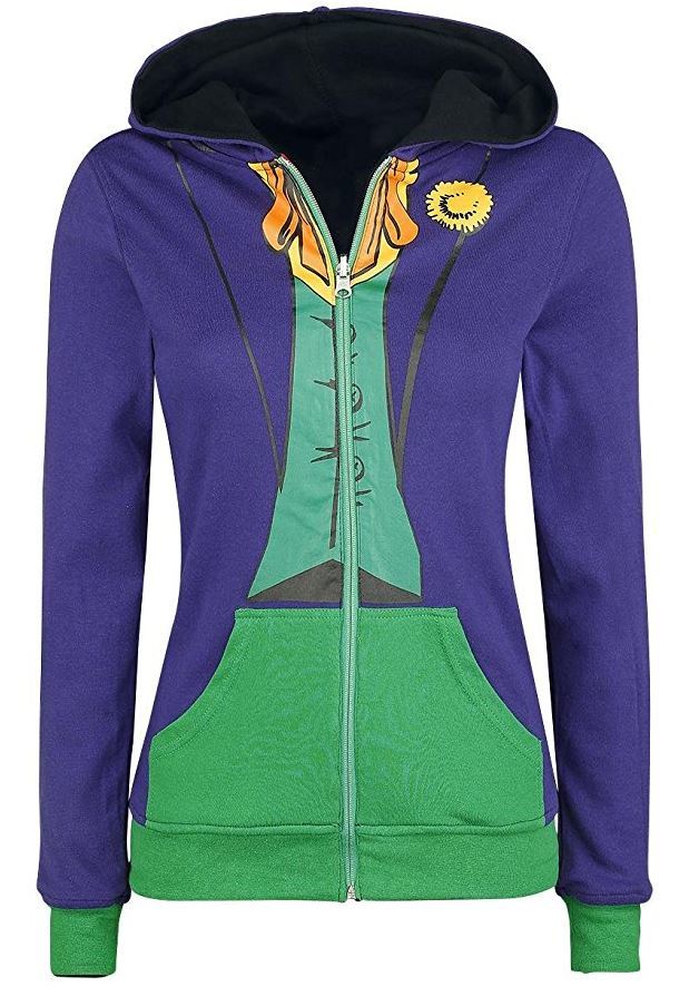 DC Comics: Harley Quinn/Joker Reversible Hoodie (Medium)