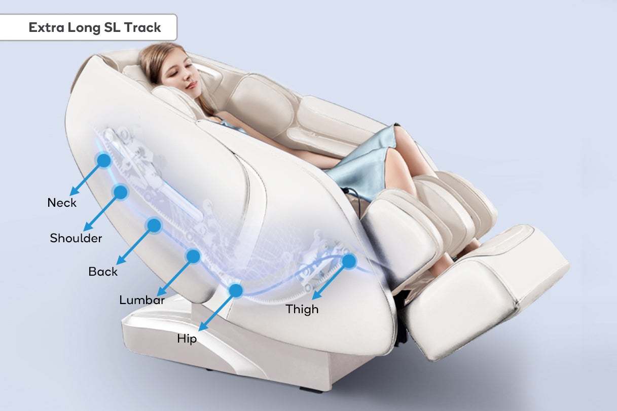 Kogan S63 ZeroGravity SLTrack Heated Shiatsu Massage Recliner Chair