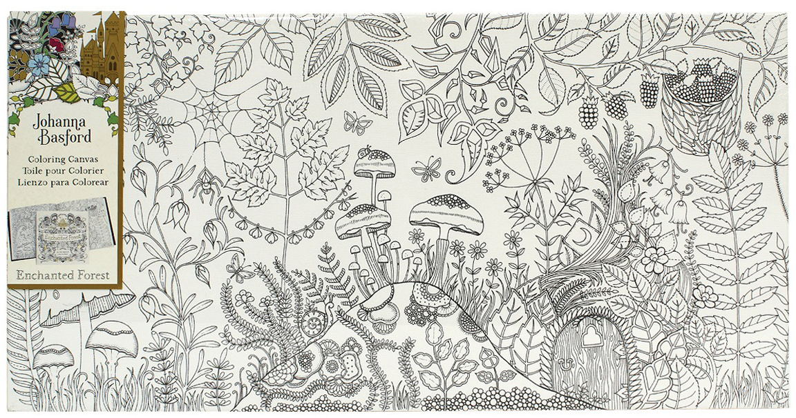 Buy Johanna Basford Canvas 12x24 Enchanted Forest at Mighty Ape NZ