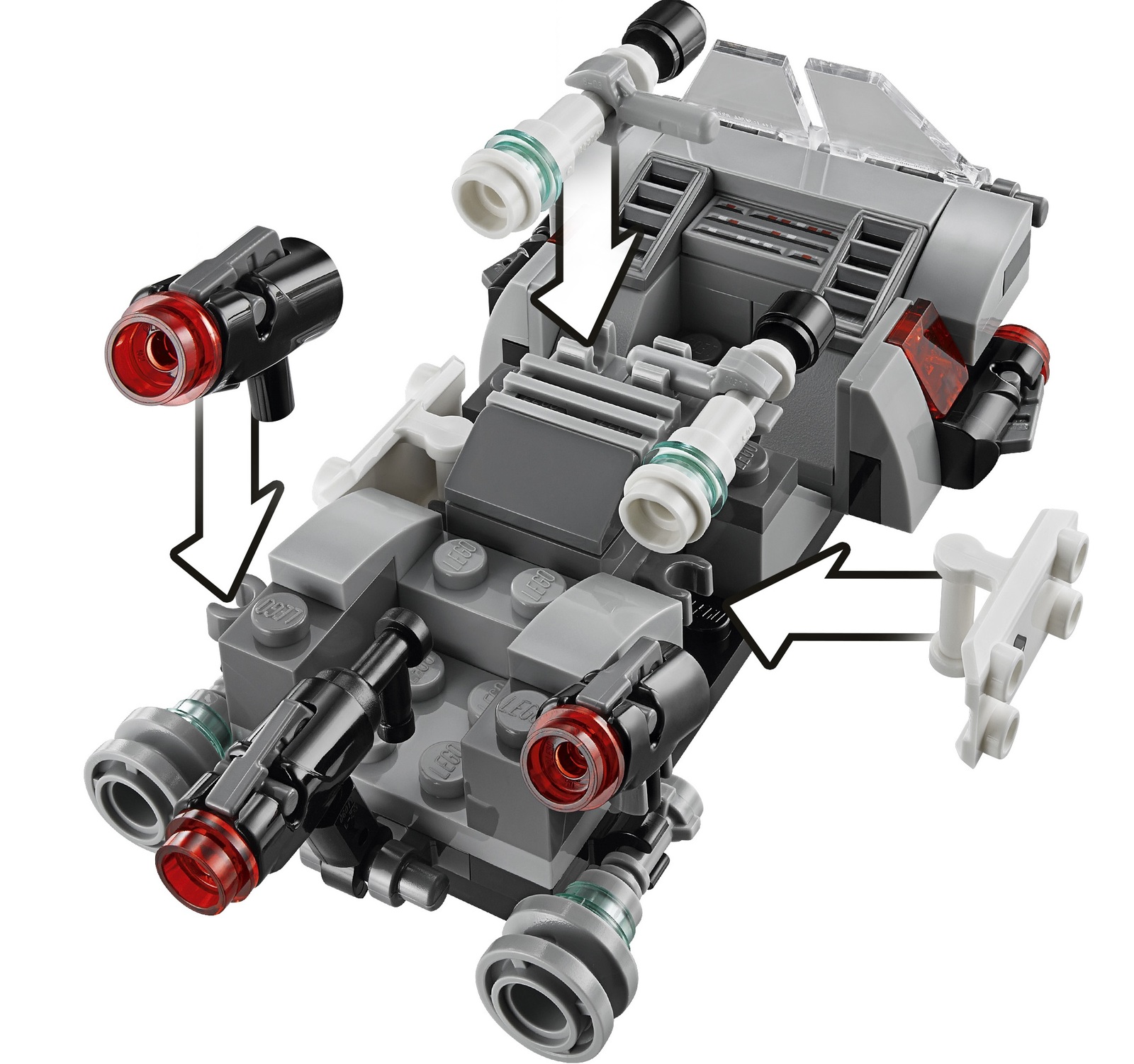 LEGO Star Wars - First Order Transport Speeder Battle Pack (75166) image