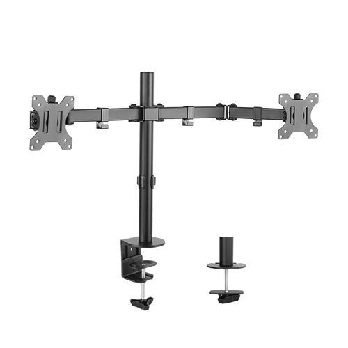 Brateck: Economy Dual Monitor Steel Monitor Arm