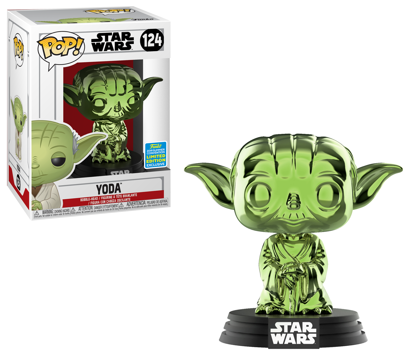 Star Wars: Yoda (Green Chrome) - Pop! Vinyl Figure