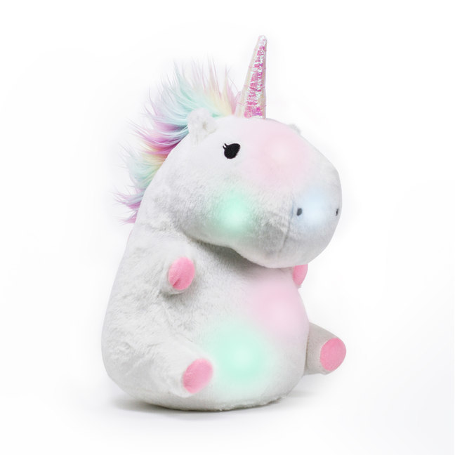 Chubby Light-Up Unicorn Pillow image