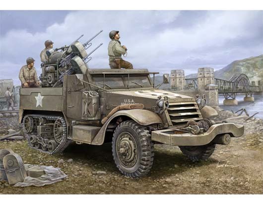 Trumpeter 1 16 M16 Multi Gun Carriage Scale Model At Mighty Ape NZ