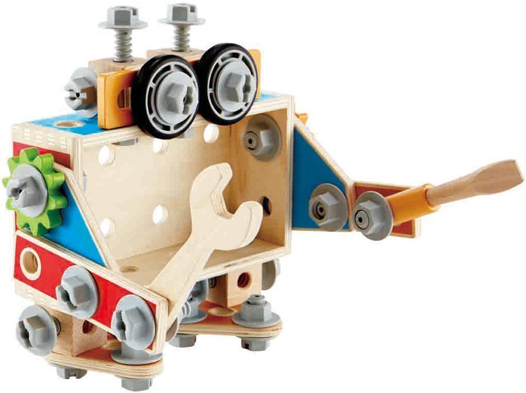 Hape: Handyman Go To Caddy - Wooden Tool Box Set image